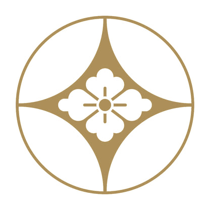 石持ち地抜き七宝に花菱紋 9