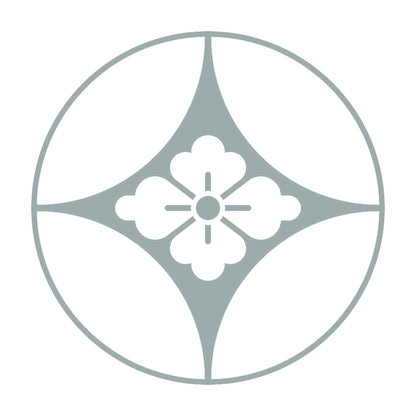 石持ち地抜き七宝に花菱紋 10