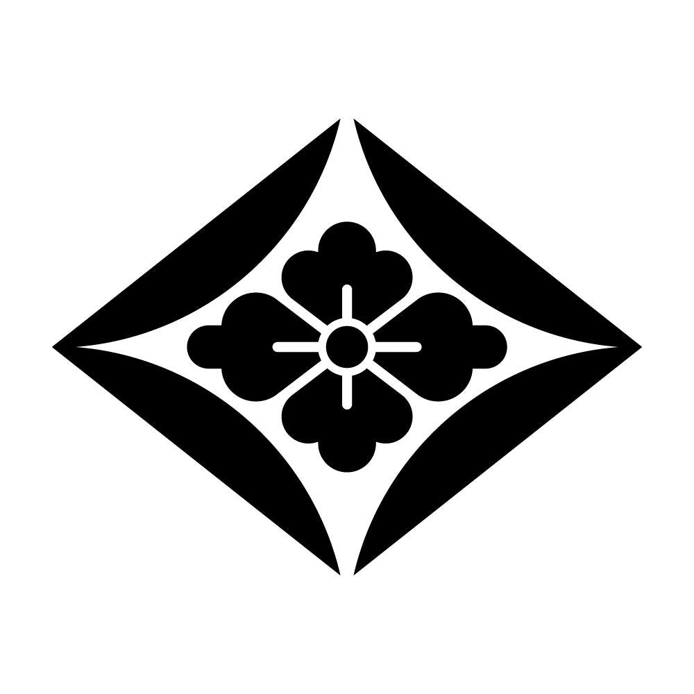 割り七宝菱に花菱紋