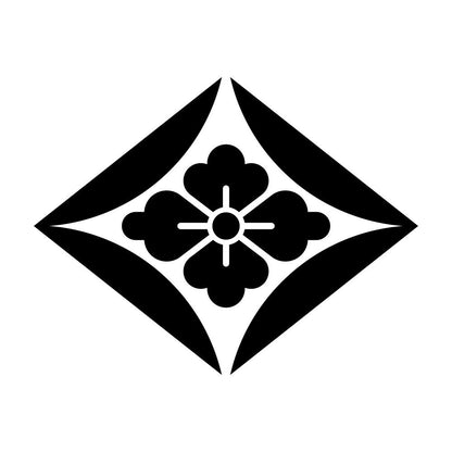 割り七宝菱に花菱紋