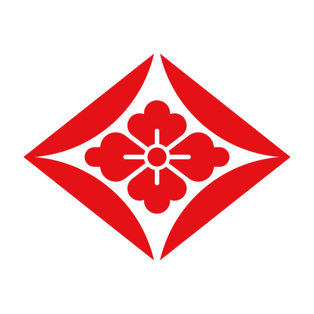 割り七宝菱に花菱紋 8