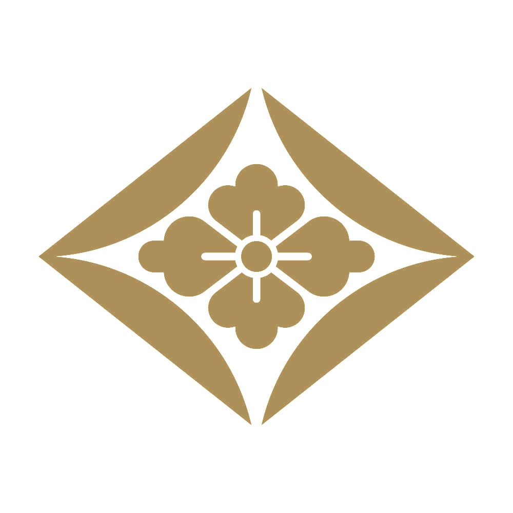 割り七宝菱に花菱紋 9