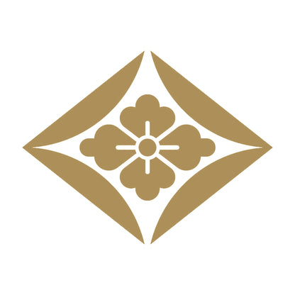 割り七宝菱に花菱紋 9