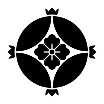 花七宝に花角紋