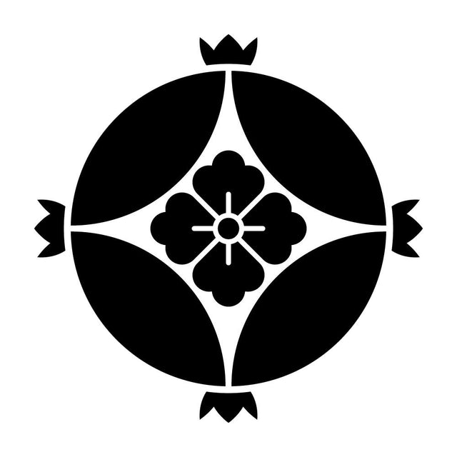 花七宝に花角紋