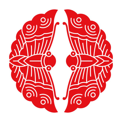 対い蝶紋 8
