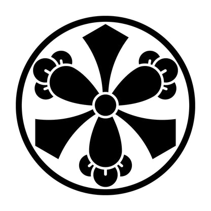 糸輪に剣三つ丁字紋