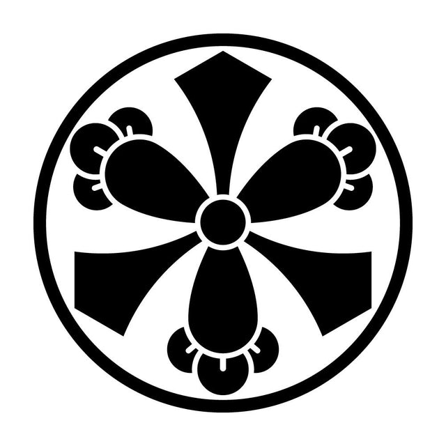 糸輪に剣三つ丁字紋