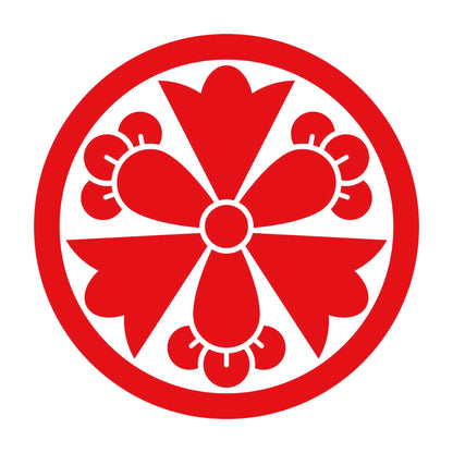 丸に変わり剣三つ丁字紋 8