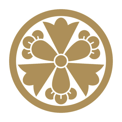 丸に変わり剣三つ丁字紋 9