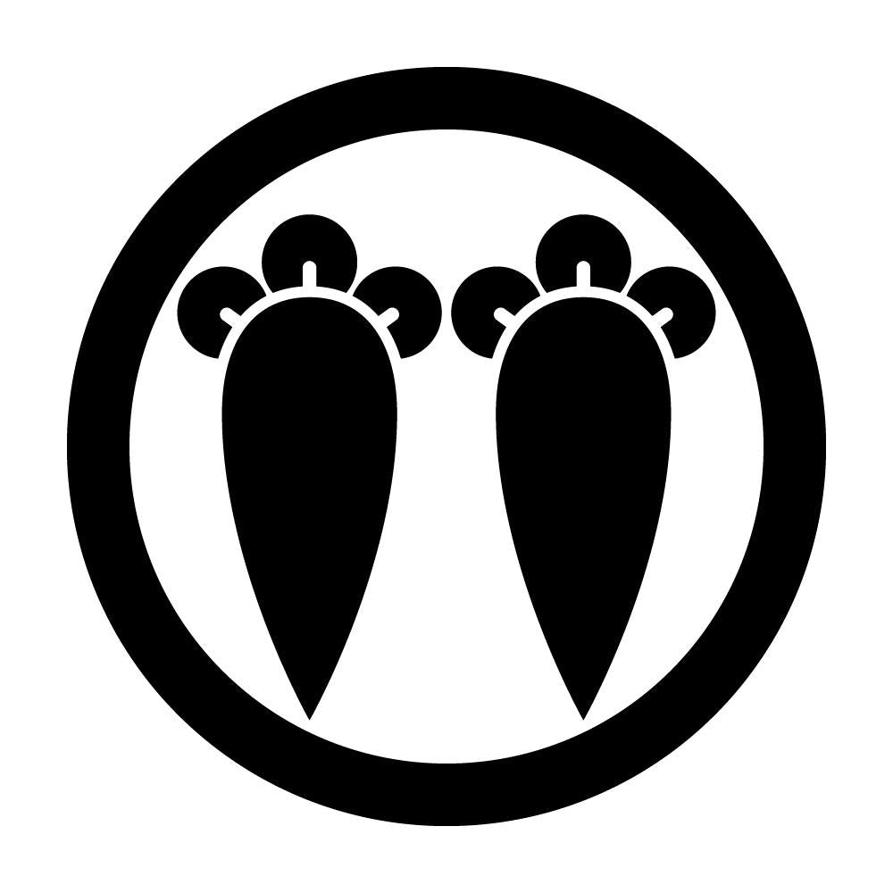 丸に並び丁字紋