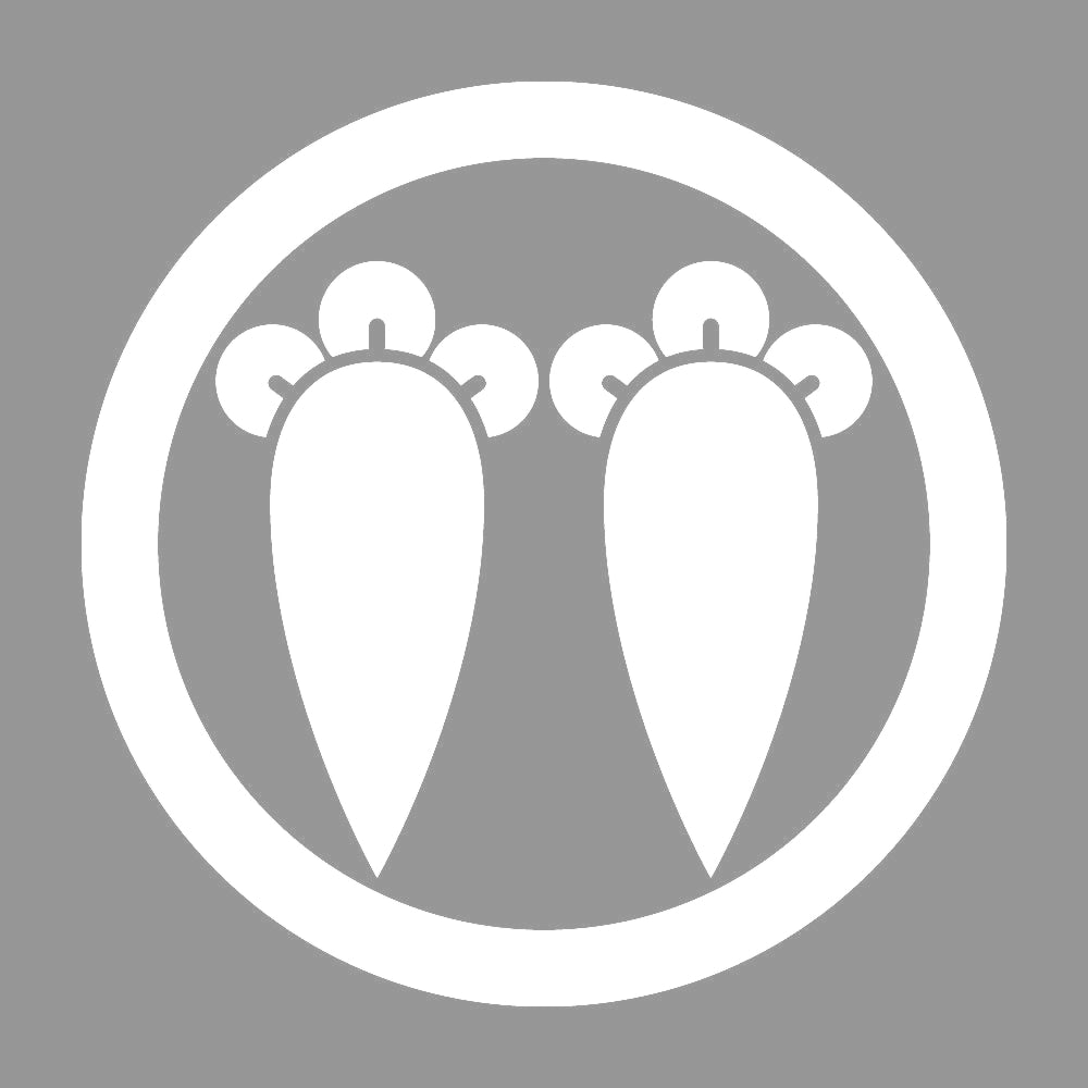 丸に並び丁字紋 7