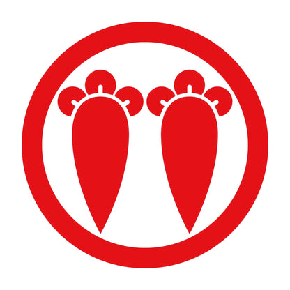 丸に並び丁字紋 8