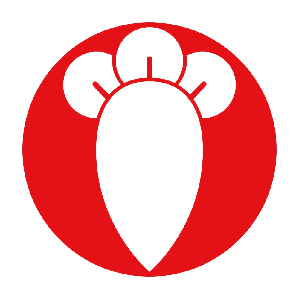 石持ち地抜き一つ丁字紋 8