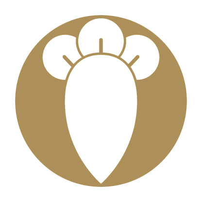 石持ち地抜き一つ丁字紋 9