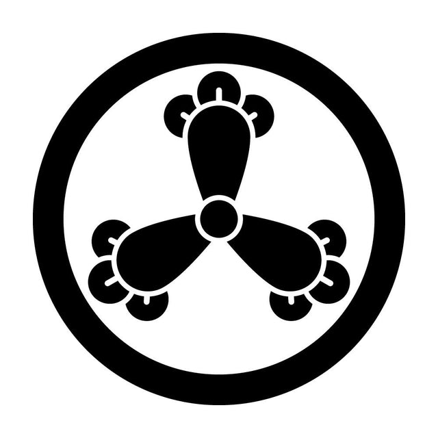 丸に三つ丁字紋
