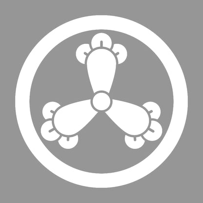 丸に三つ丁字紋 7
