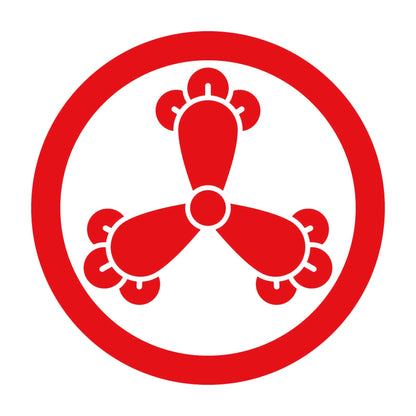丸に三つ丁字紋 8