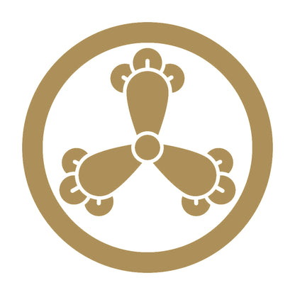 丸に三つ丁字紋 9