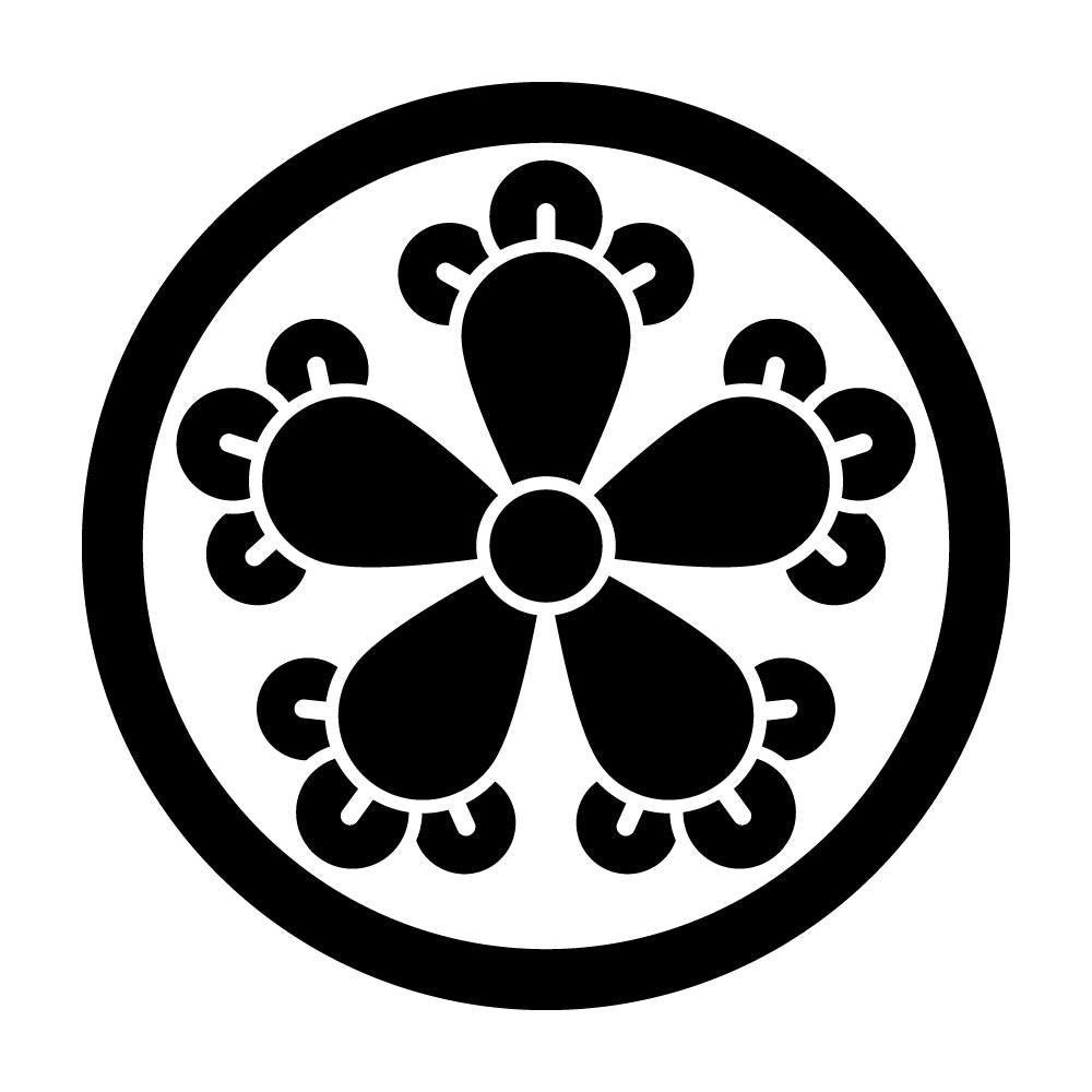 中輪に五つ丁字紋