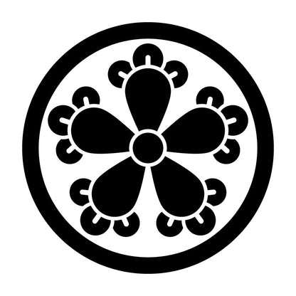 中輪に五つ丁字紋