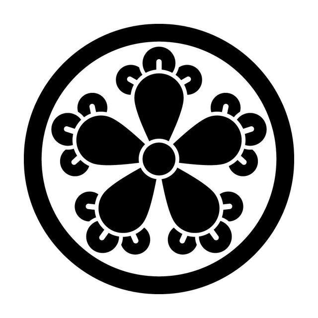 中輪に五つ丁字紋