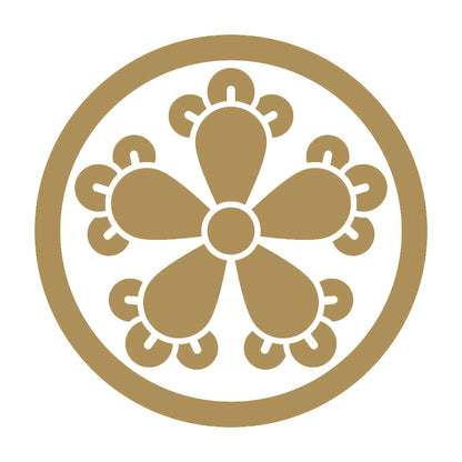 中輪に五つ丁字紋 9