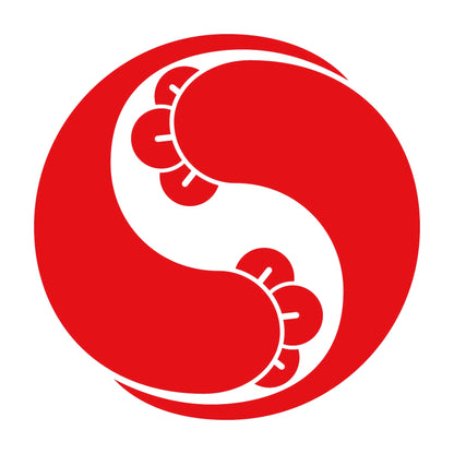 変わり二つ丁字巴紋 8