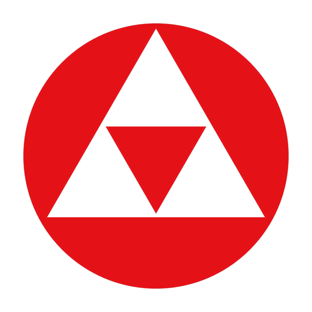 石持ち地抜き三つ鱗紋 8