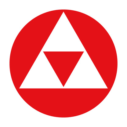 石持ち地抜き三つ鱗紋 8