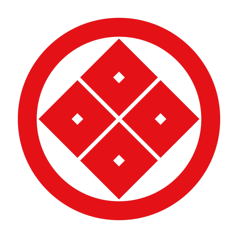 丸に隅立て四つ目紋 8