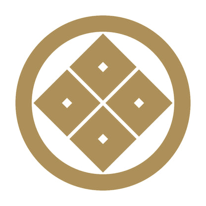 丸に隅立て四つ目紋 9