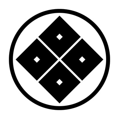 糸輪に四つ目紋