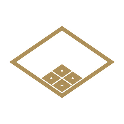 細菱に覗き四つ目菱紋 9