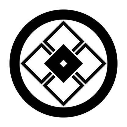 丸に陰陽五つ目紋