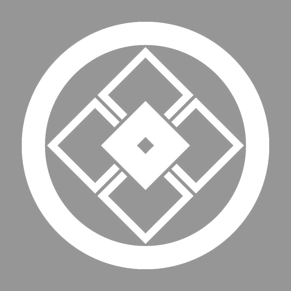 丸に陰陽五つ目紋 7