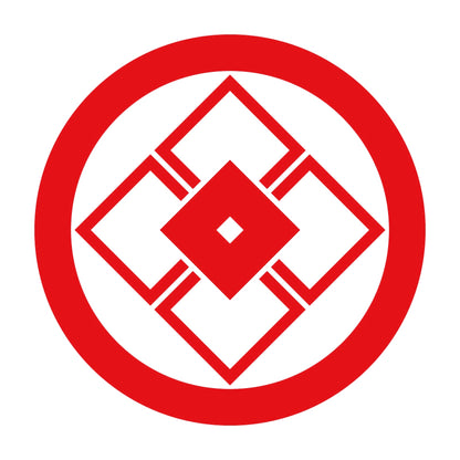 丸に陰陽五つ目紋 8