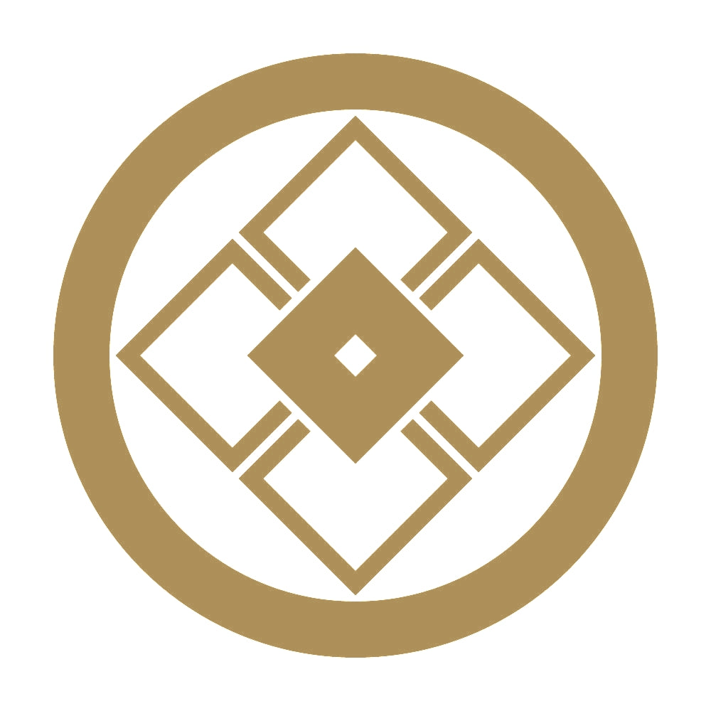 丸に陰陽五つ目紋 9