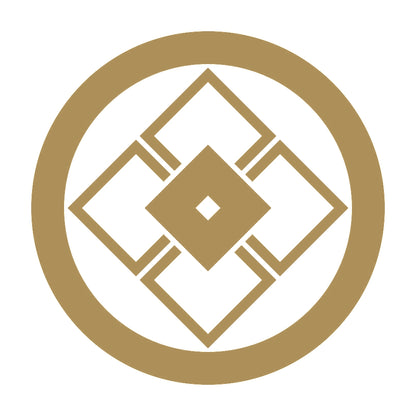 丸に陰陽五つ目紋 9