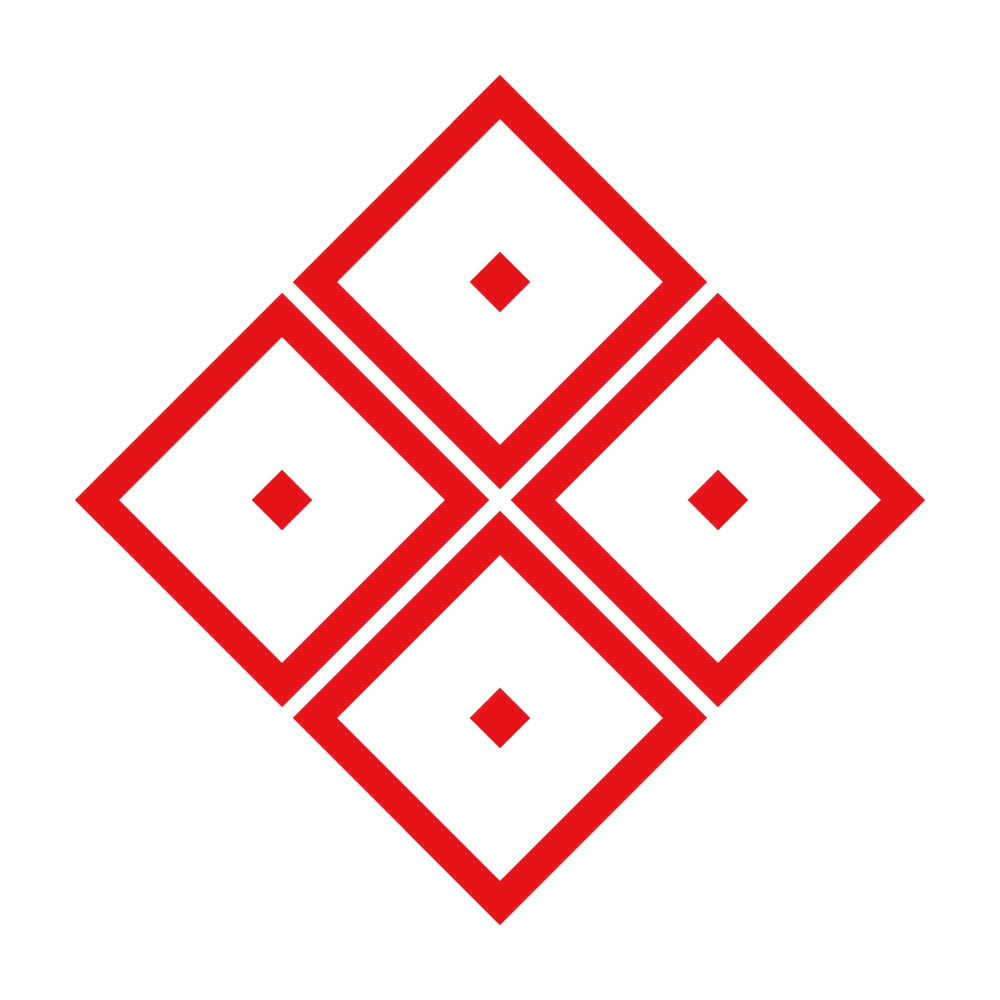陰隅立て四つ目紋 8