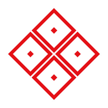 陰隅立て四つ目紋 8