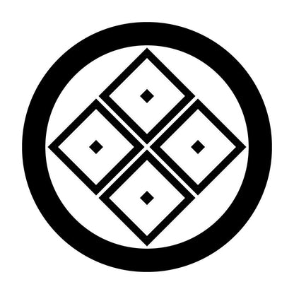 丸に陰四つ目紋