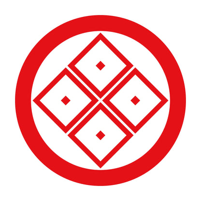 丸に陰四つ目紋 8