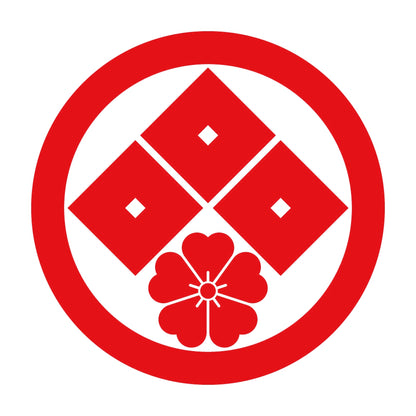 丸に三つ目に桜紋 8