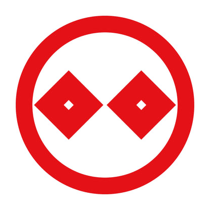 丸に繋ぎ二つ目紋 8