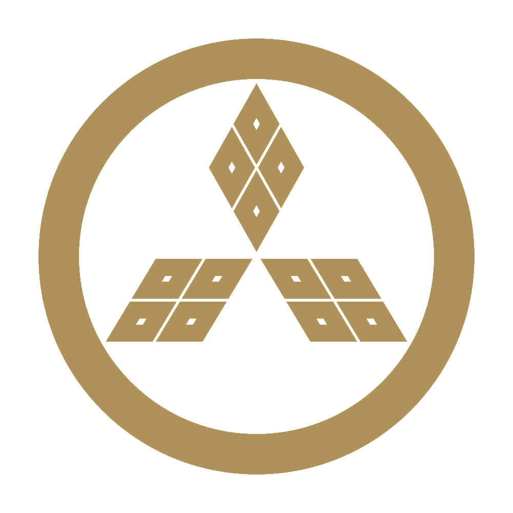 中輪に三つ隅合わせ四つ目菱紋 9