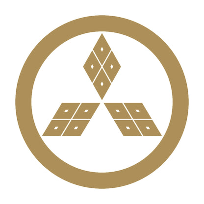中輪に三つ隅合わせ四つ目菱紋 9
