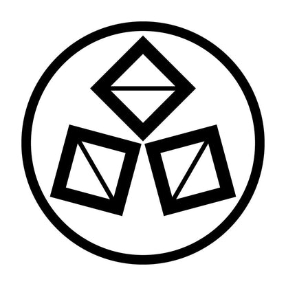 細輪に三つ寄せ桝紋