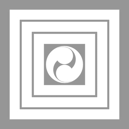 三つ入れ子桝に二つ巴紋 7