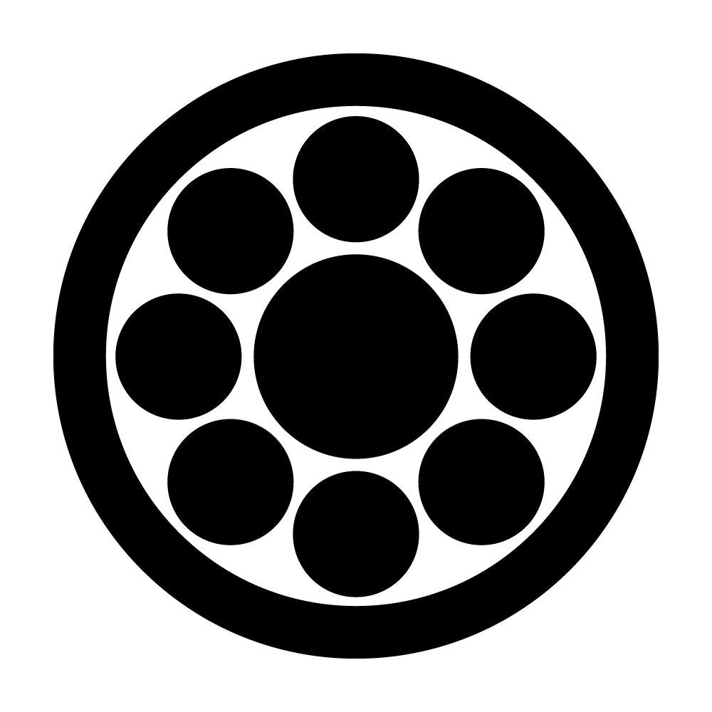 丸に九曜紋